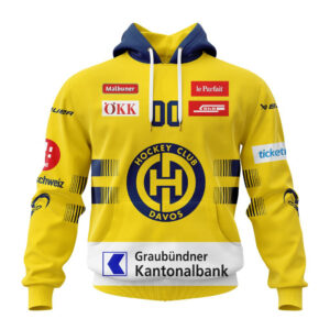 HC Davos | Personalized Away Hoodie Design