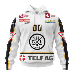 HC Lugano | Personalized Away Hoodie Design
