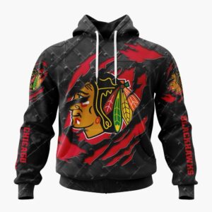 Chicago Blackhawks | Special Black Metal Design ST2501