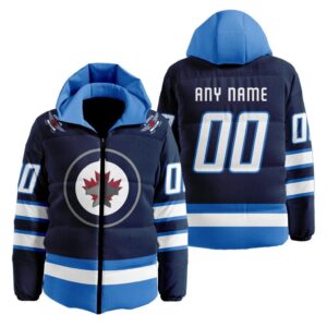 Winnipeg Jets | Personalized Home Hooded Puffer Jacket