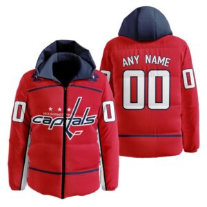 Washington Capitals | Personalized Home Hooded Puffer Jacket