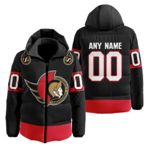 Ottawa Senators | Personalized Home Hooded Puffer Jacket