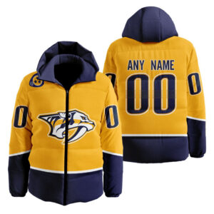 Nashville Predators | Personalized Home Hooded Puffer Jacket