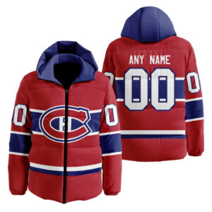 Montreal Canadiens | Personalized Home Hooded Puffer Jacket