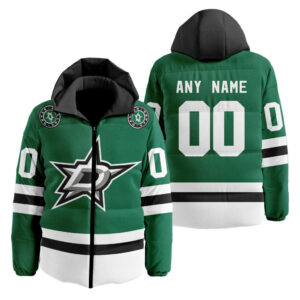 Dallas Stars | Personalized Home Hooded Puffer Jacket
