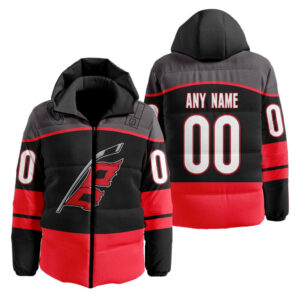 Carolina Hurricanes | Personalized Home Hooded Puffer Jacket