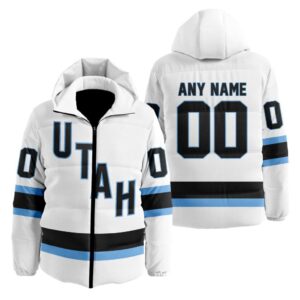 Utah Hockey Club | Personalized Away Hooded Puffer Jacket