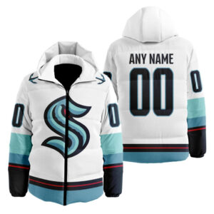 Seattle Kraken | Personalized Away Hooded Puffer Jacket