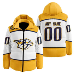 Nashville Predators | Personalized Away Hooded Puffer Jacket