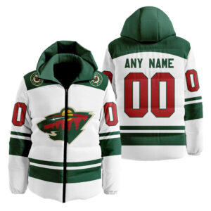 Minnesota Wild | Personalized Away Hooded Puffer Jacket