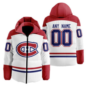 Montreal Canadiens | Personalized Away Hooded Puffer Jacket