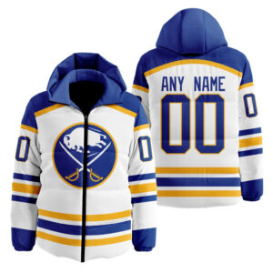 Buffalo Sabres | Personalized Away Hooded Puffer Jacket