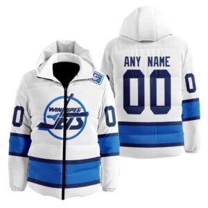 Winnipeg Jets | Personalized Reverse Retro Hooded Puffer Jacket