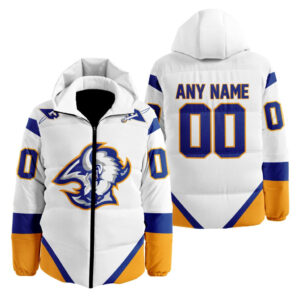 Buffalo Sabres | Personalized Reverse Retro Hooded Puffer Jacket