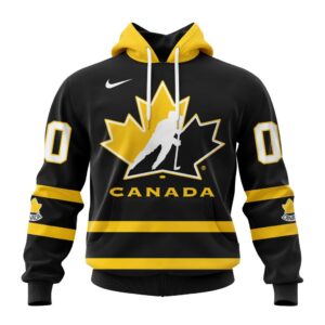 Hockey Canada Special Gold Design Personalized Name And Number