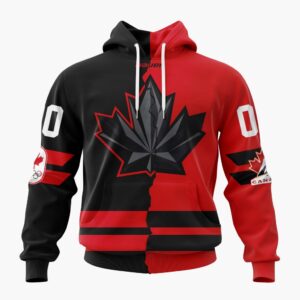 Hockey Canada Personalized Red Mix Black 2026 Canada Olympic Design