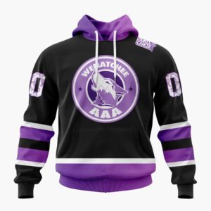 Wenatchee Wild Special Hockey Fights Cancer Design
