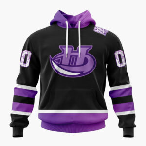 Lethbridge Hurricanes Special Hockey Fights Cancer Design