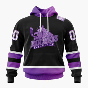 Kelowna Rockets Special Hockey Fights Cancer Design