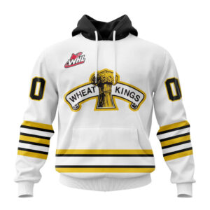 Brandon Wheat Kings Personalized 2025/26 White Design