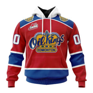 Edmonton Oil Kings Personalized 2025/26 Red Design