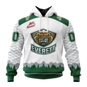 Everett Silvertips Personalized 2025/26 White Design