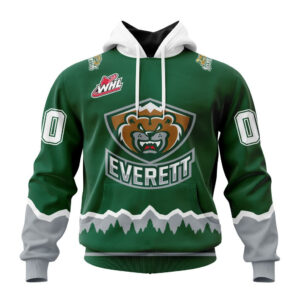 Everett Silvertips Personalized 2025/26 Green Design