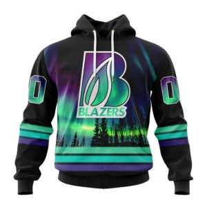 Kamloops Blazers Special Design With Northern Lights