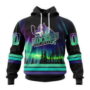 Kelowna Rockets Special Design With Northern Lights