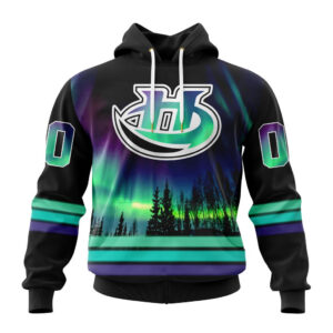 Lethbridge Hurricanes Special Design With Northern Lights