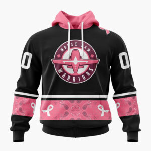 Moose Jaw Warriors Special Pink Fights Breast Cancer Design ST