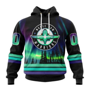 Moose Jaw Warriors Special Design With Northern Lights
