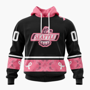 Seattle Thunderbirds Special Pink Fights Breast Cancer Design ST