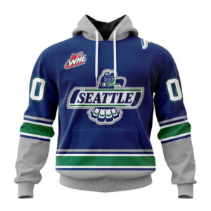 Seattle Thunderbirds Personalized 2025/26 Blue Design