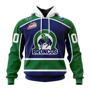 Swift Current Broncos Personalized 2025/26 Blue Design